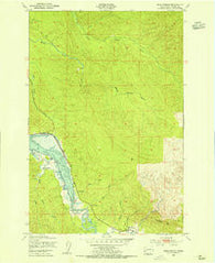Oman Ranch Washington Historical topographic map, 1:24000 scale, 7.5 X 7.5 Minute, Year 1949