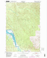 Oman Ranch Washington Historical topographic map, 1:24000 scale, 7.5 X 7.5 Minute, Year 1949
