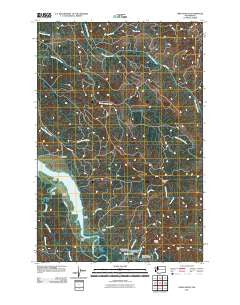 Oman Ranch Washington Historical topographic map, 1:24000 scale, 7.5 X 7.5 Minute, Year 2011