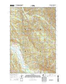 Oman Ranch Washington Current topographic map, 1:24000 scale, 7.5 X 7.5 Minute, Year 2014