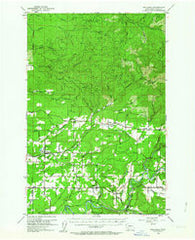 Onalaska Washington Historical topographic map, 1:62500 scale, 15 X 15 Minute, Year 1954