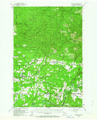 Onalaska Washington Historical topographic map, 1:62500 scale, 15 X 15 Minute, Year 1954