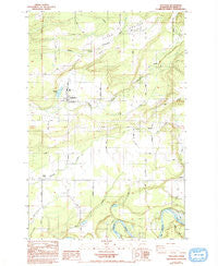Onalaska Washington Historical topographic map, 1:24000 scale, 7.5 X 7.5 Minute, Year 1984