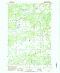 Onalaska Washington Historical topographic map, 1:24000 scale, 7.5 X 7.5 Minute, Year 1984