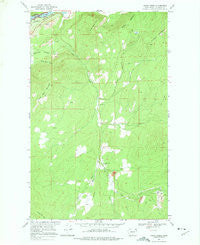 Onion Creek Washington Historical topographic map, 1:24000 scale, 7.5 X 7.5 Minute, Year 1969