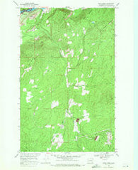 Onion Creek Washington Historical topographic map, 1:24000 scale, 7.5 X 7.5 Minute, Year 1969