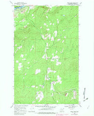 Onion Creek Washington Historical topographic map, 1:24000 scale, 7.5 X 7.5 Minute, Year 1969