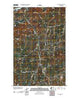 Onion Creek Washington Historical topographic map, 1:24000 scale, 7.5 X 7.5 Minute, Year 2011