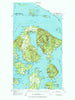 Orcas Island Washington Historical topographic map, 1:62500 scale, 15 X 15 Minute, Year 1957