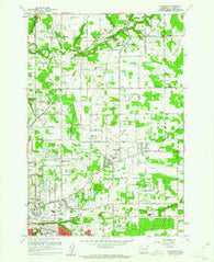 Orchards Washington Historical topographic map, 1:24000 scale, 7.5 X 7.5 Minute, Year 1961