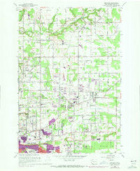 Orchards Washington Historical topographic map, 1:24000 scale, 7.5 X 7.5 Minute, Year 1961