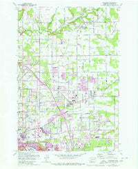 Orchards Washington Historical topographic map, 1:24000 scale, 7.5 X 7.5 Minute, Year 1961