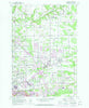 Orchards Washington Historical topographic map, 1:24000 scale, 7.5 X 7.5 Minute, Year 1961
