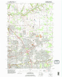 Orchards Washington Historical topographic map, 1:24000 scale, 7.5 X 7.5 Minute, Year 1990