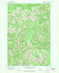 Oregon Butte Washington Historical topographic map, 1:24000 scale, 7.5 X 7.5 Minute, Year 1967