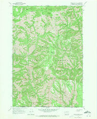 Oregon Butte Washington Historical topographic map, 1:24000 scale, 7.5 X 7.5 Minute, Year 1967