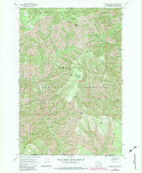 Oregon Butte Washington Historical topographic map, 1:24000 scale, 7.5 X 7.5 Minute, Year 1967