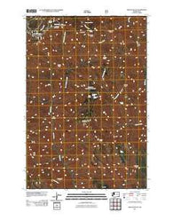 Oregon Butte Washington Historical topographic map, 1:24000 scale, 7.5 X 7.5 Minute, Year 2011