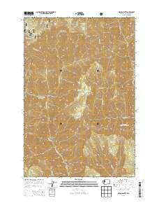 Oregon Butte Washington Current topographic map, 1:24000 scale, 7.5 X 7.5 Minute, Year 2014