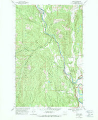 Orient Washington Historical topographic map, 1:24000 scale, 7.5 X 7.5 Minute, Year 1969