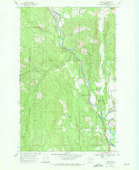 Orient Washington Historical topographic map, 1:24000 scale, 7.5 X 7.5 Minute, Year 1969