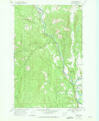 Orient Washington Historical topographic map, 1:24000 scale, 7.5 X 7.5 Minute, Year 1969