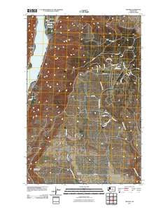 Orondo Washington Historical topographic map, 1:24000 scale, 7.5 X 7.5 Minute, Year 2011
