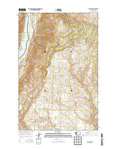Orondo Washington Current topographic map, 1:24000 scale, 7.5 X 7.5 Minute, Year 2014