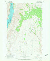 Orondo Washington Historical topographic map, 1:24000 scale, 7.5 X 7.5 Minute, Year 1968