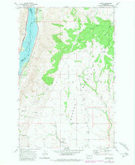 Orondo Washington Historical topographic map, 1:24000 scale, 7.5 X 7.5 Minute, Year 1968