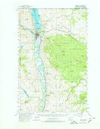 Oroville Washington Historical topographic map, 1:62500 scale, 15 X 15 Minute, Year 1957