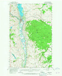 Oroville Washington Historical topographic map, 1:62500 scale, 15 X 15 Minute, Year 1957
