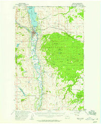 Oroville Washington Historical topographic map, 1:62500 scale, 15 X 15 Minute, Year 1957