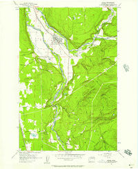 Orting Washington Historical topographic map, 1:24000 scale, 7.5 X 7.5 Minute, Year 1956