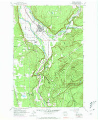 Orting Washington Historical topographic map, 1:24000 scale, 7.5 X 7.5 Minute, Year 1956