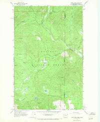 Orwig Hump Washington Historical topographic map, 1:24000 scale, 7.5 X 7.5 Minute, Year 1967