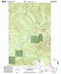 Orwig Hump Washington Historical topographic map, 1:24000 scale, 7.5 X 7.5 Minute, Year 1996