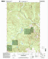 Orwig Hump Washington Historical topographic map, 1:24000 scale, 7.5 X 7.5 Minute, Year 1996