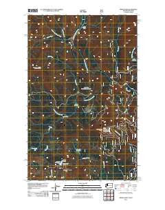 Orwig Hump Washington Historical topographic map, 1:24000 scale, 7.5 X 7.5 Minute, Year 2011