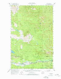 Oso Washington Historical topographic map, 1:62500 scale, 15 X 15 Minute, Year 1956