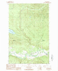 Oso Washington Historical topographic map, 1:24000 scale, 7.5 X 7.5 Minute, Year 1989
