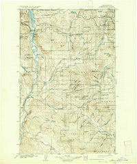 Osoyoos Washington Historical topographic map, 1:125000 scale, 30 X 30 Minute, Year 1904