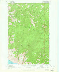 Oss Peak Washington Historical topographic map, 1:24000 scale, 7.5 X 7.5 Minute, Year 1968