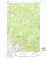 Oss Peak Washington Historical topographic map, 1:24000 scale, 7.5 X 7.5 Minute, Year 1968