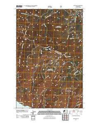 Oss Peak Washington Historical topographic map, 1:24000 scale, 7.5 X 7.5 Minute, Year 2011