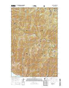 Oss Peak Washington Current topographic map, 1:24000 scale, 7.5 X 7.5 Minute, Year 2014
