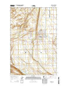 Othello Washington Current topographic map, 1:24000 scale, 7.5 X 7.5 Minute, Year 2014