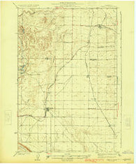Othello Washington Historical topographic map, 1:62500 scale, 15 X 15 Minute, Year 1924