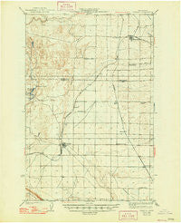 Othello Washington Historical topographic map, 1:62500 scale, 15 X 15 Minute, Year 1924