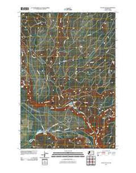 Outlet Falls Washington Historical topographic map, 1:24000 scale, 7.5 X 7.5 Minute, Year 2011